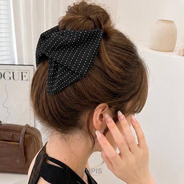 LUPIS（ルピス） ヘアアクセサリー ヘアクリップ リボン バンス