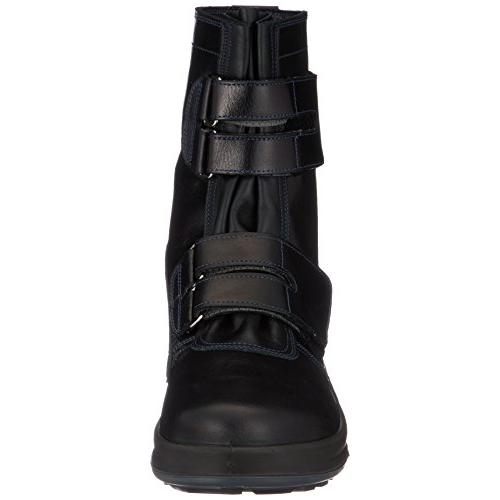 予約[シモン] 安全靴 長編上 cm 3E 高級 25.5 快適 8538黒 JIS規格 黒