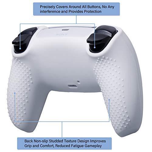 買取 Yorha 水転写印刷 シリコン厚手カバースキンケース Sony Ps5 Dualsense コントローラー用 X 1 米国ドル サムグリップ付き Shipsctc Org