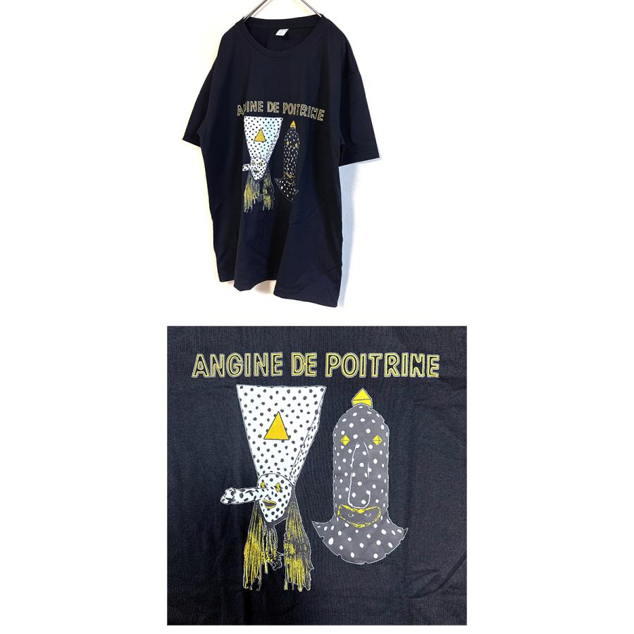 アンジーヌ・ド・ポワトリーヌ Tシャツ ブラック Angine de Poitrine