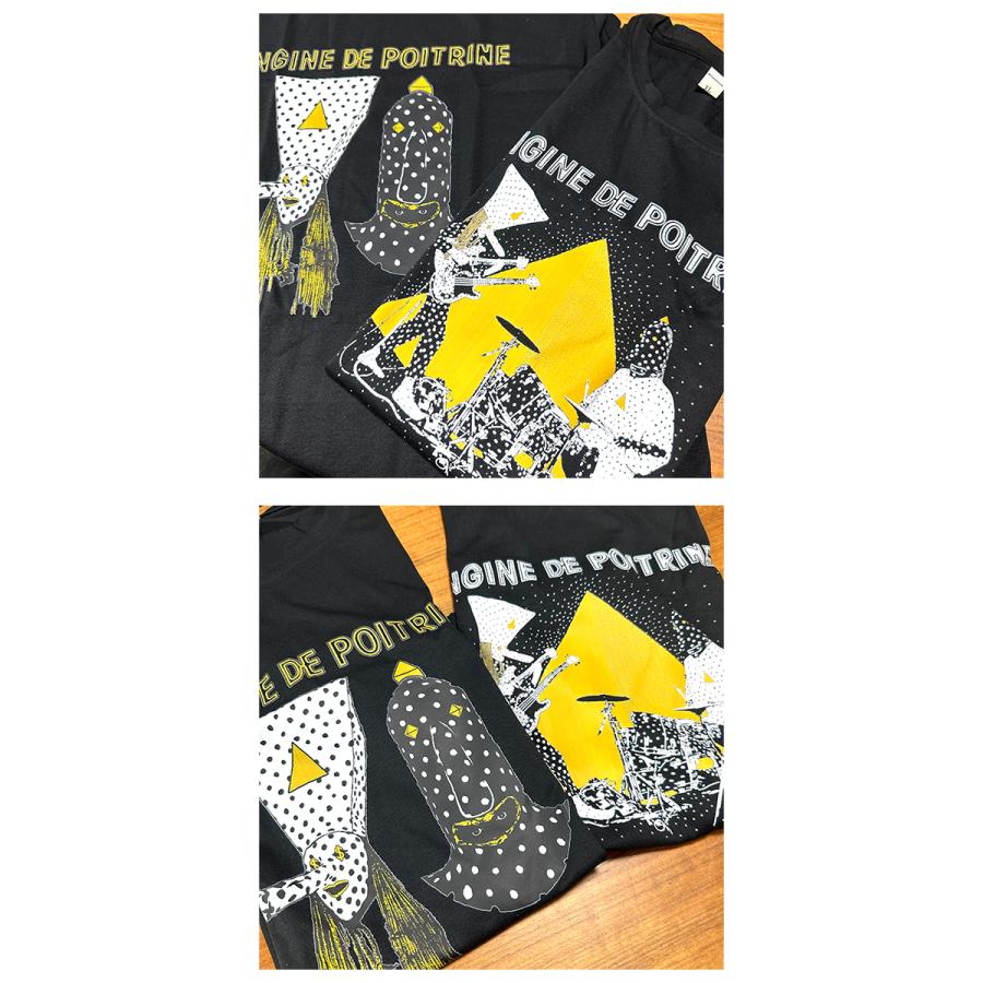 アンジーヌ・ド・ポワトリーヌ Tシャツ ブラック Angine de Poitrine