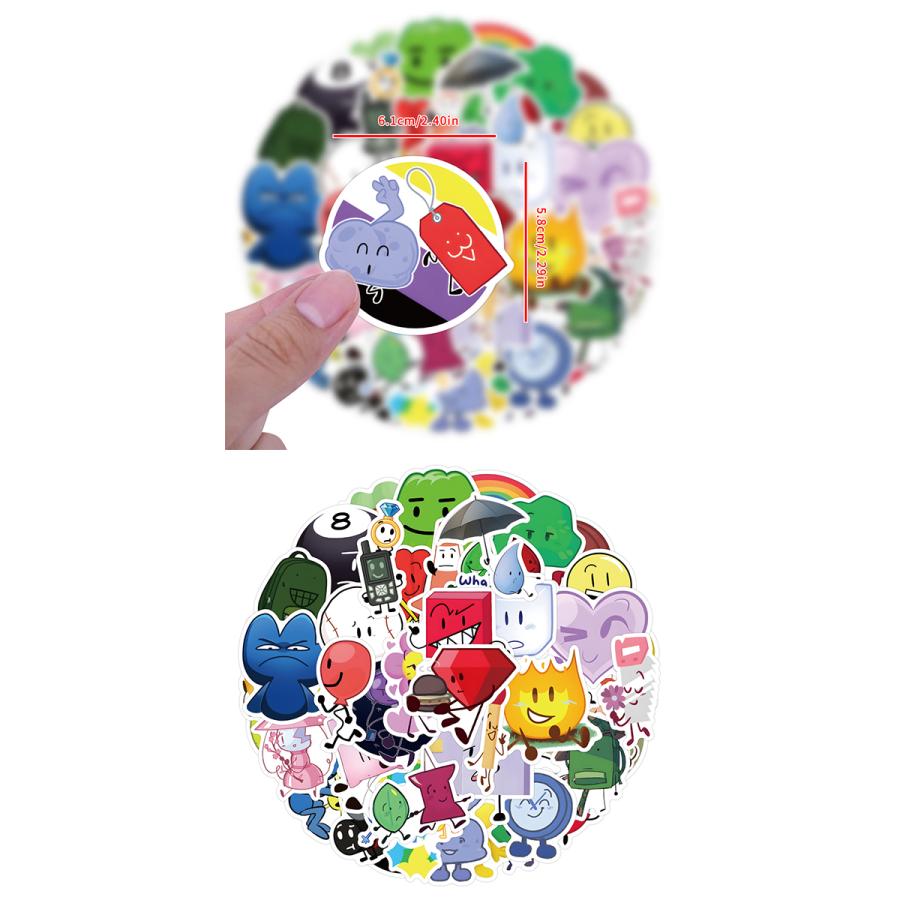 Battle for dream island ステッカー 56枚セット PVC 防水 シール