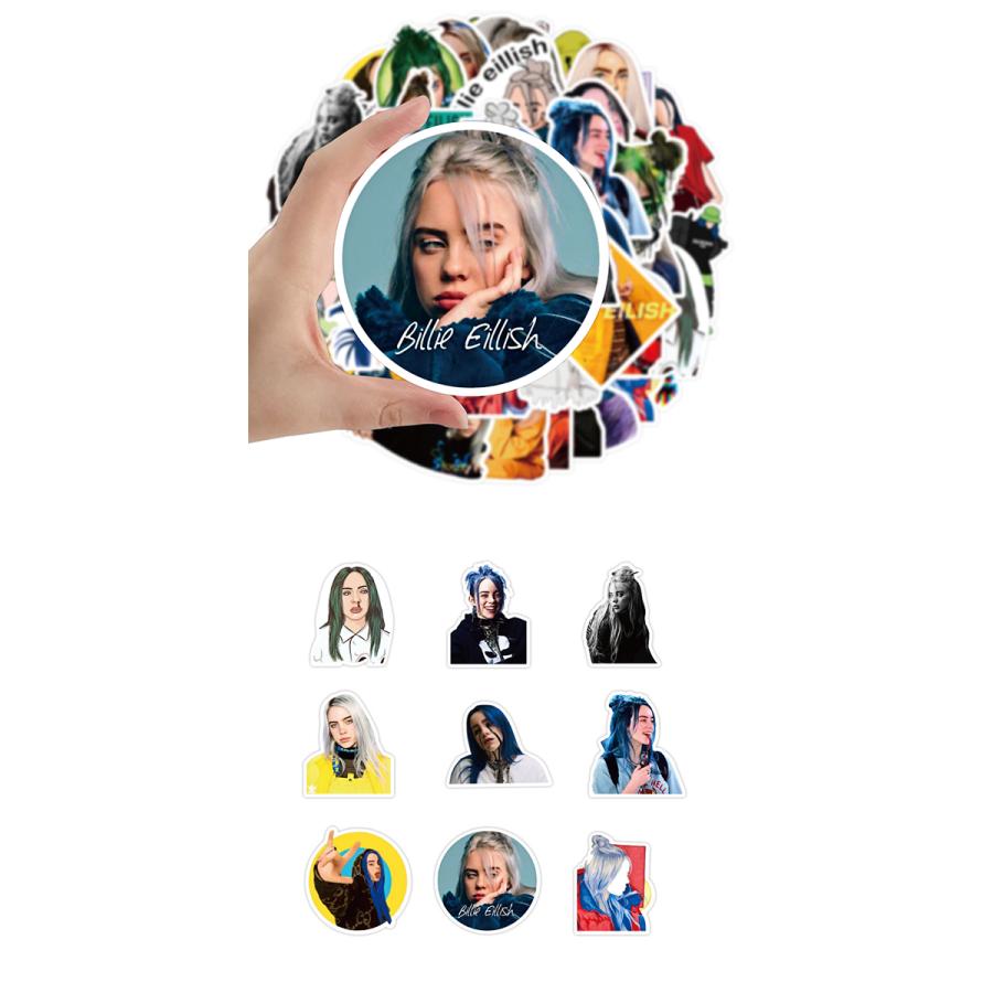 ビリーアイリッシュ ステッカー 50枚セット Ver.2 Billie Eilish