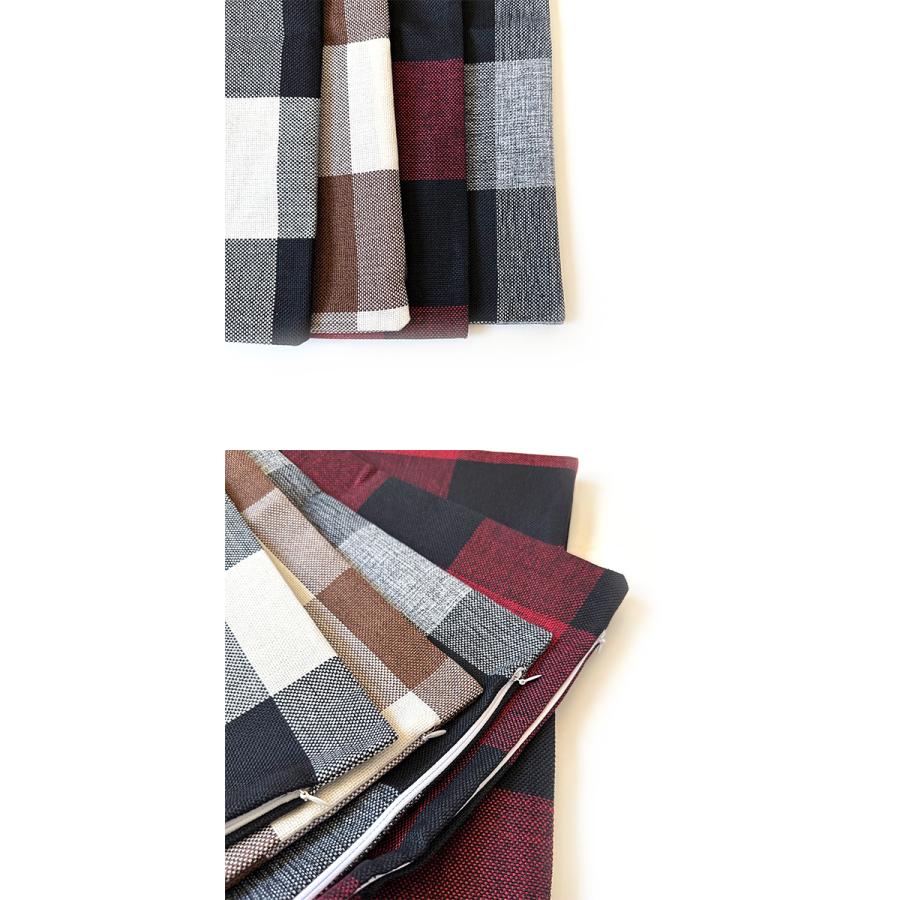 バーバリー クッションカバー 45×45cm タータンチェック カントリー風