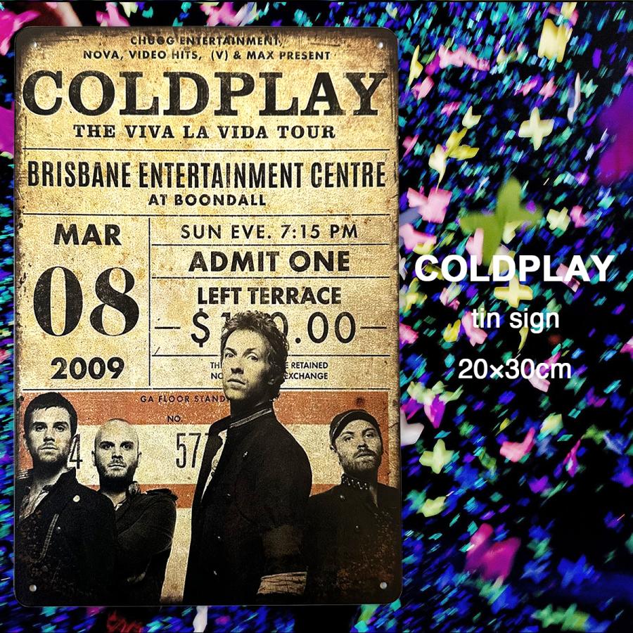 ロックバンド ブリキ看板 20cm×30cm ROCK ニルヴァーナ オアシス