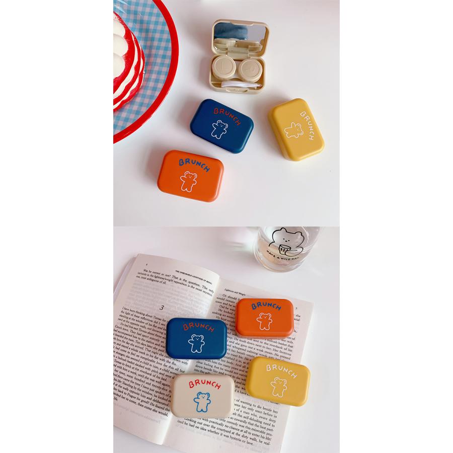 SALE ブランチブラザー コンタクトレンズ ケース 2個セット 鏡