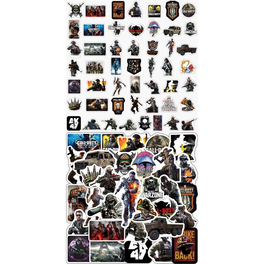 Call of Duty ステッカー 50枚セット PVC 防水 シール コール オブ