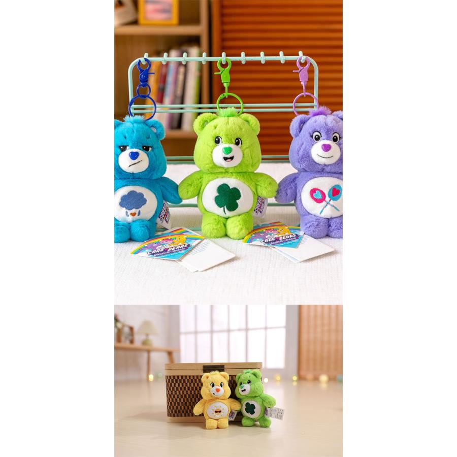 ケアベア ぬいぐるみ キーホルダー 全6色 Care Bears 鳴き笛付き 押し