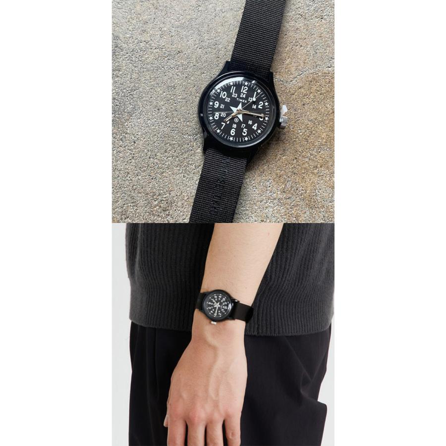 TIMEX × CONVERSE TOKYO 周年別注 腕時計 キャンパー オールブラック  