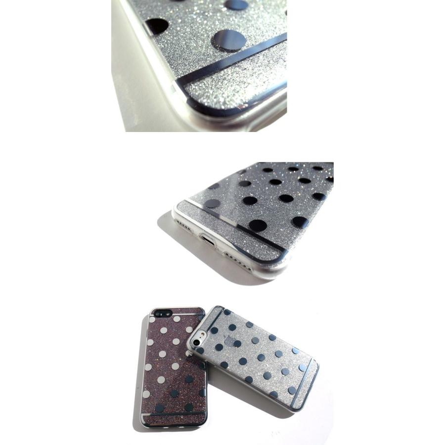 SALE キラキラ ラメ 鏡面ドット iPhone6s ケース 液晶フィルム付き 水玉 アイフォンケース カバー iPhoneケース アイフォン6s｜lupo｜04