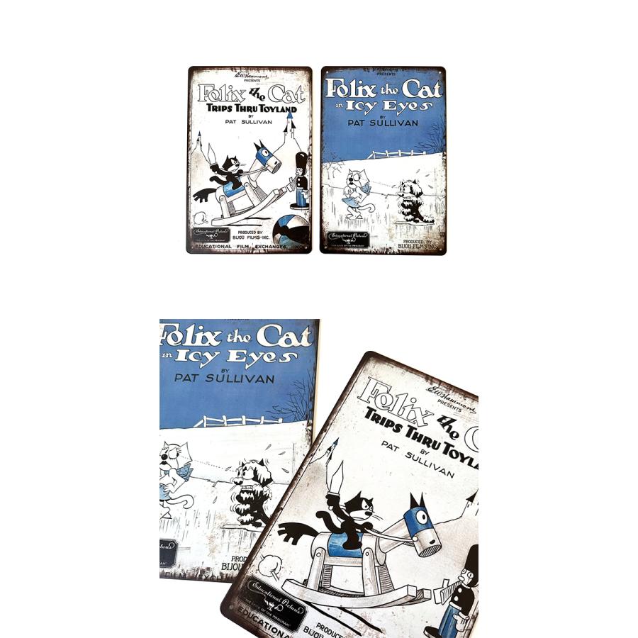 フィリックス・ザ・キャット クラシック ブリキ看板 20cm×30cm FELIX