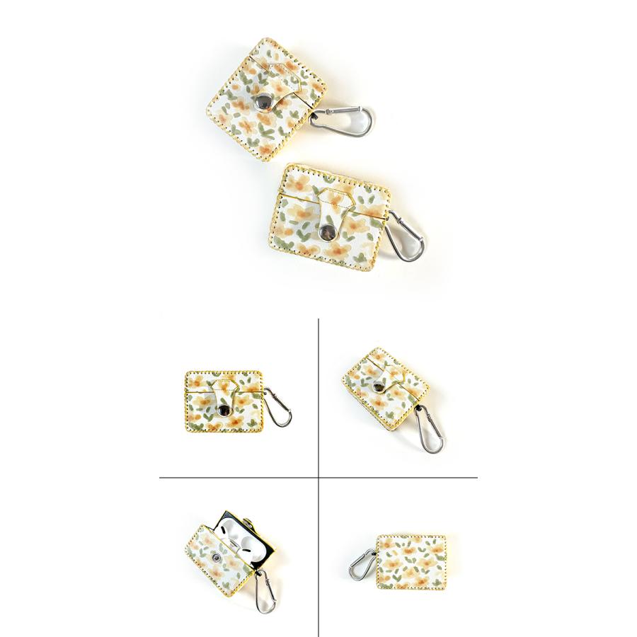 SALE 花柄 AirPods ケース カラビナ付き Pro 第1 第2 第3世代 PU SALE 花柄 AirPods ケース カラビナ付き Pro 第1 第2 第3世代 PU