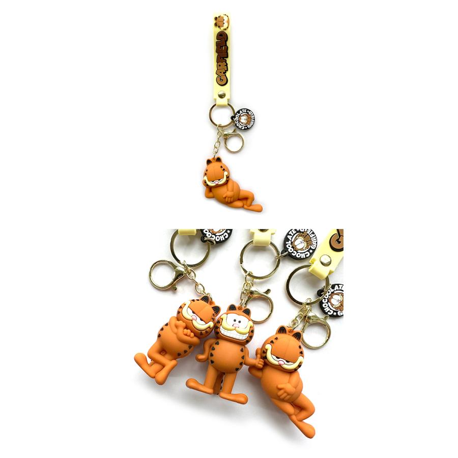 ガーフィールド マスコット キーホルダー 全3種 Garfield アニメ
