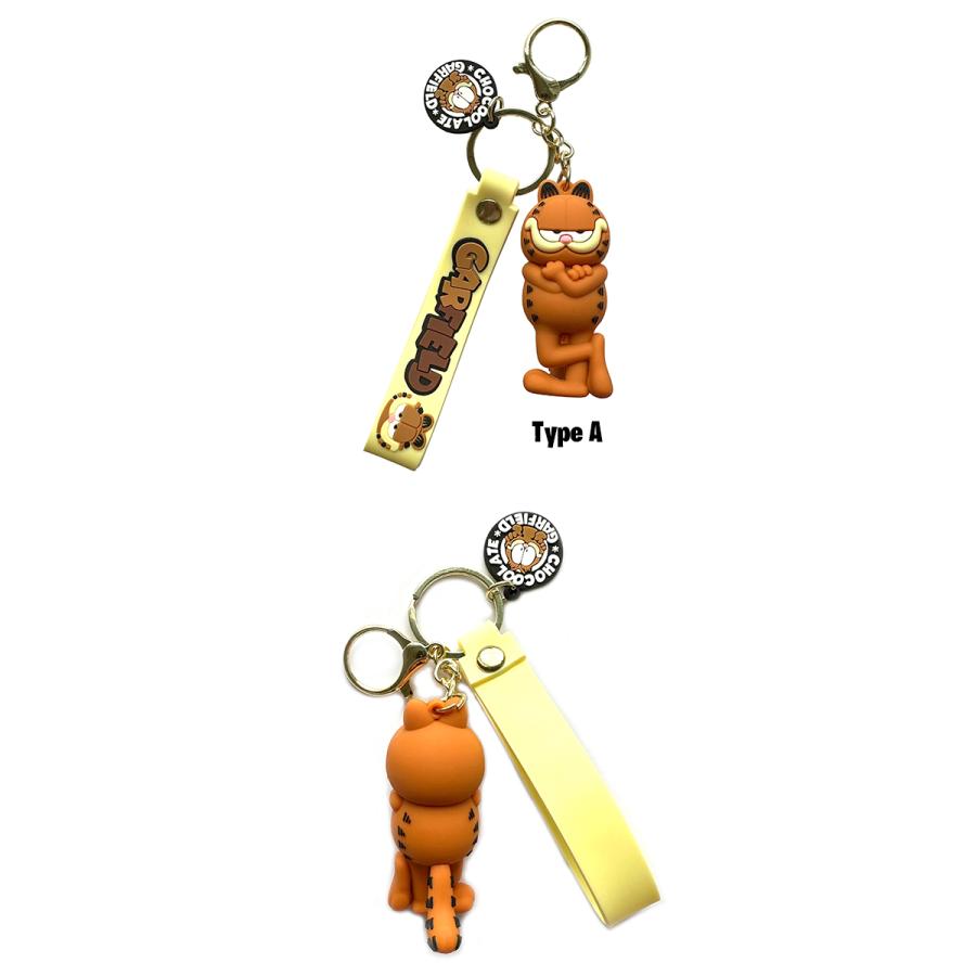ガーフィールド マスコット キーホルダー 3種セット Garfield