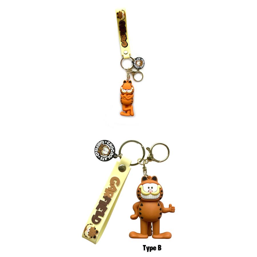 ガーフィールド マスコット キーホルダー 3種セット Garfield アニメ