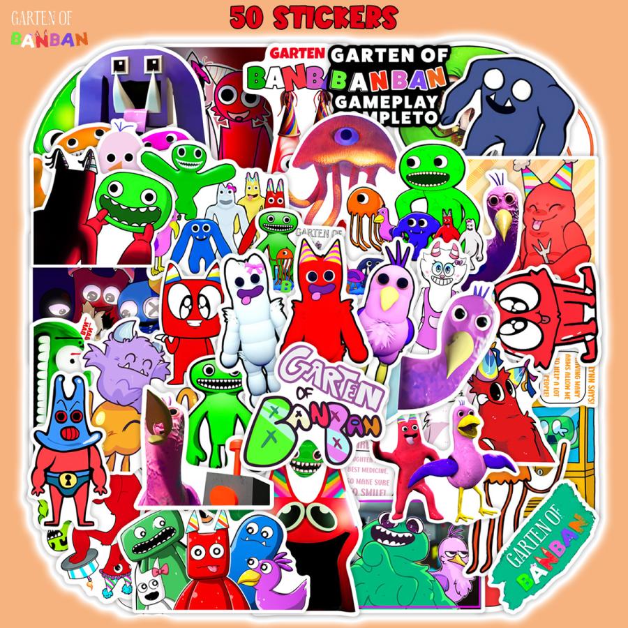Garten of Banban ステッカー 50枚セット PVC 防水 シール 大量 ガー