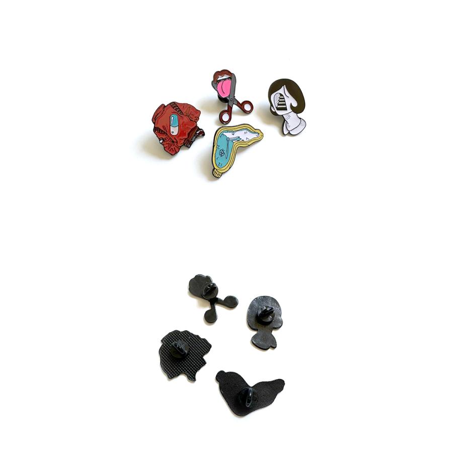 ピンバッジ　いろいろ ちょごり屋さん 伝統小物・雑貨,ステーショナリー 【pinbadge