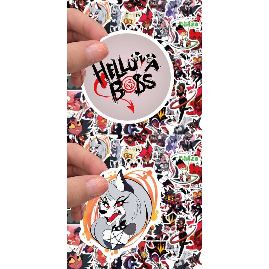 ハズビンホテルへようこそ ステッカー 56枚セット PVC 防水