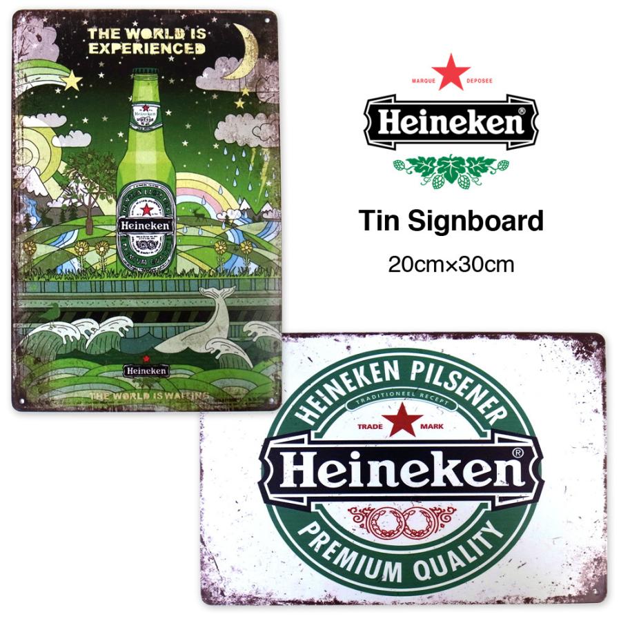 ハイネケン ビール ブリキ看板 ロゴ イラスト cm 30cm アメリカン雑貨 サインボード ディスプレイ バー レストラン Heineken Tin 02 Lupo 通販 Yahoo ショッピング