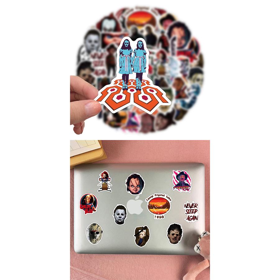 ホラー映画 ステッカー 100枚セット PVC 防水 シール 洋画 海外 ゾンビ