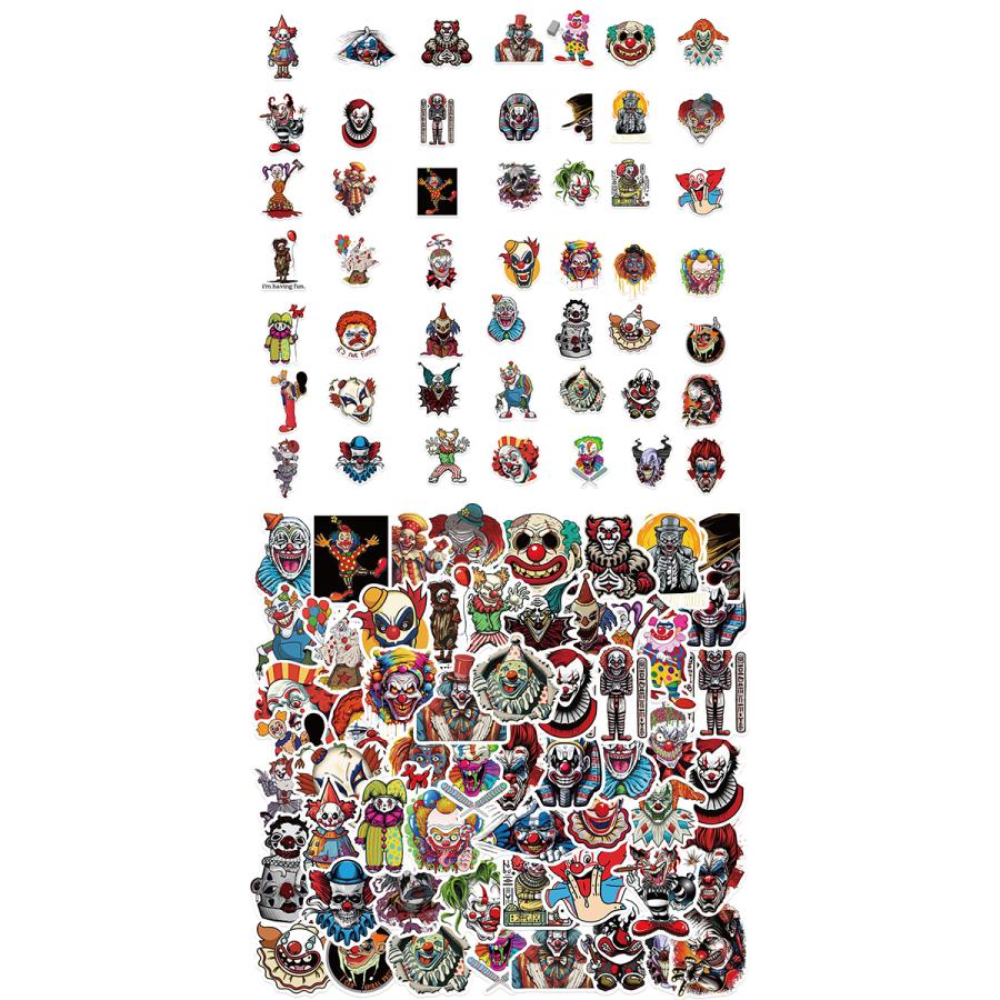 ホラー映画 ステッカー 50枚セット PVC 防水 シール 洋画 海外