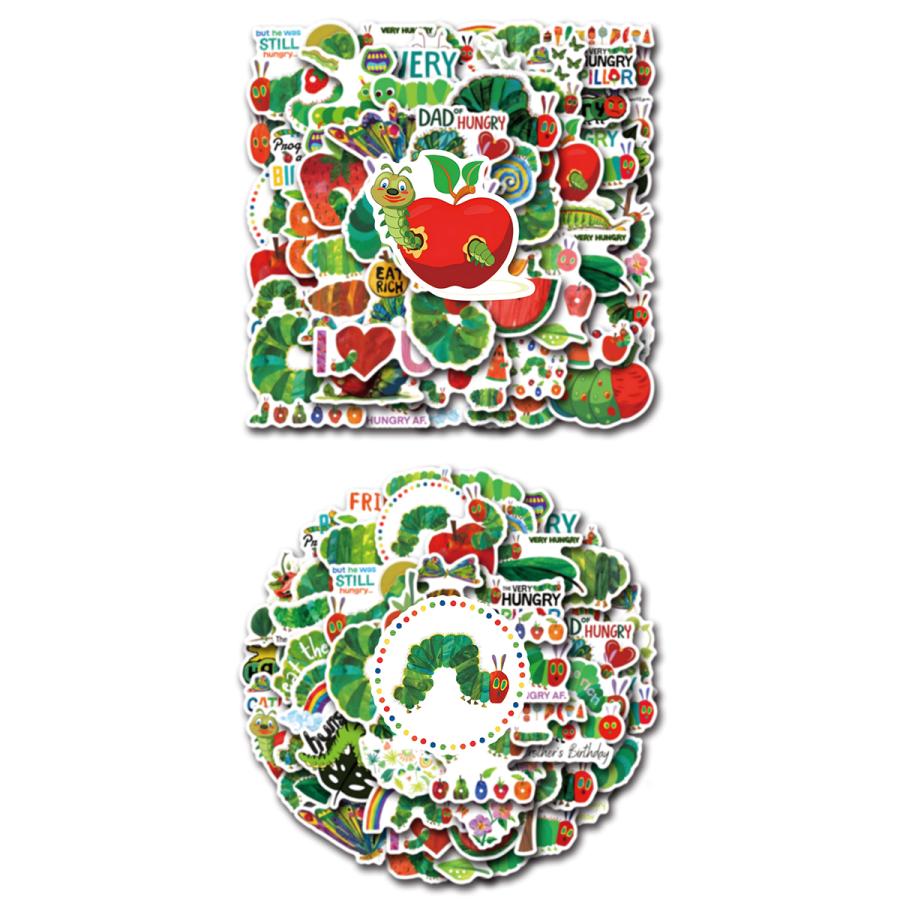 はらぺこあおむし ステッカー 56枚セット The Very Hungry Caterpillar