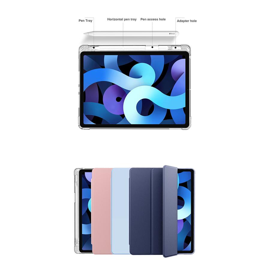 ハーフクリア iPad ケース 2025年 最新モデル 11インチ A16 第11