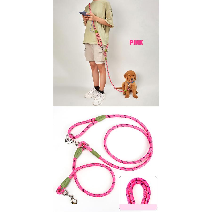 ハンズフリー ショルダー 2way ロング リード リフレクター 反射素材