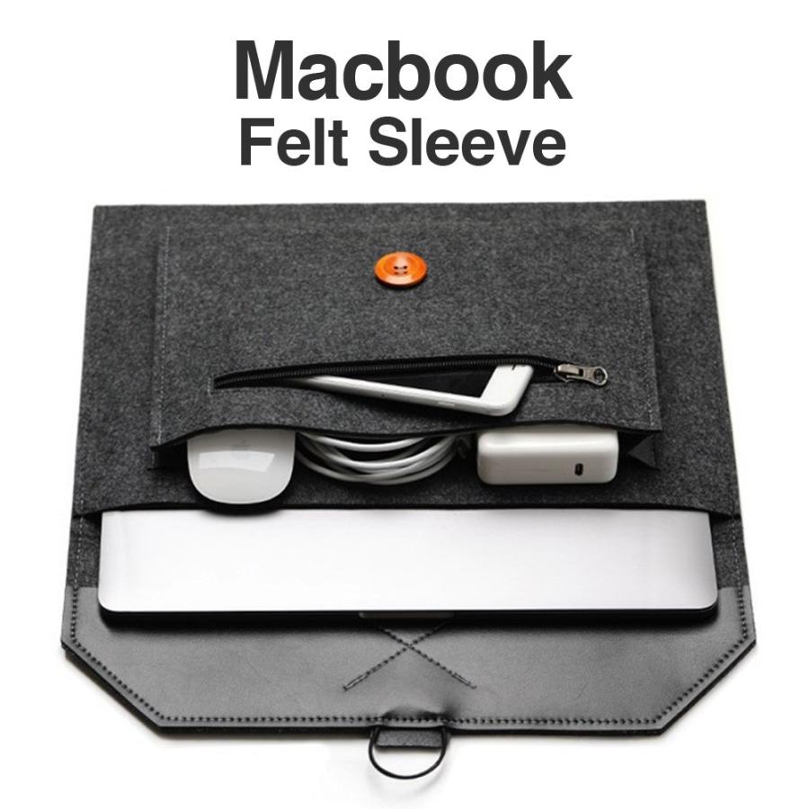 Macbook フェルト ケース Macbook12 Macbook Air 13 Macbook Pro 13 15 Retina Touch Bar 最新モデル対応 バッグ マックブック ノートパソコン Mac Felt 01 Lupo 通販 Yahoo ショッピング