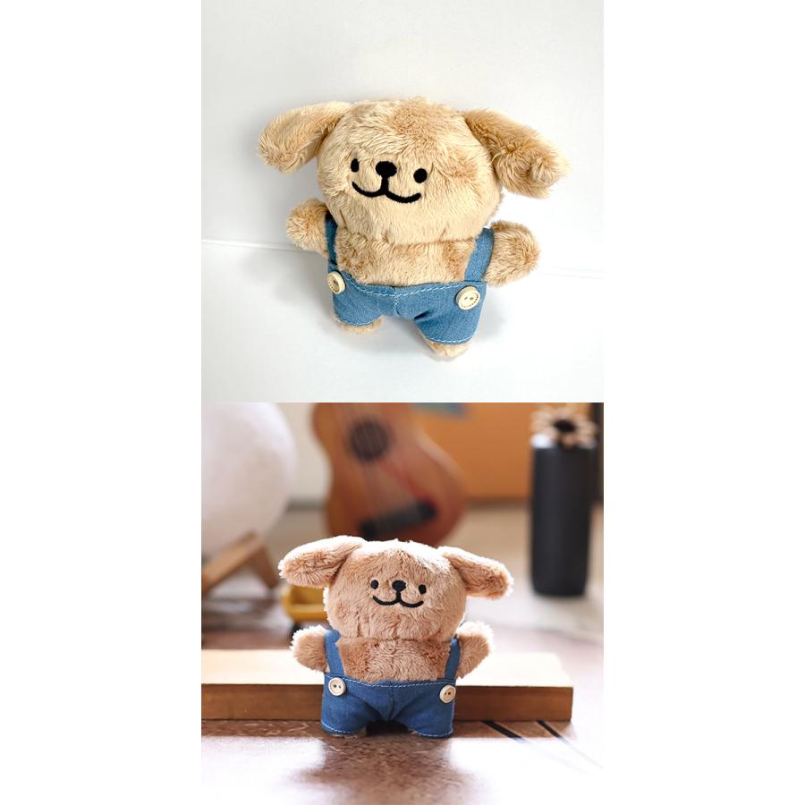 ぬいぐるみ　ノベルティ　犬　キーホルダー マルチーズとレトリーバー ぬいぐるみ キーホルダー Maltede