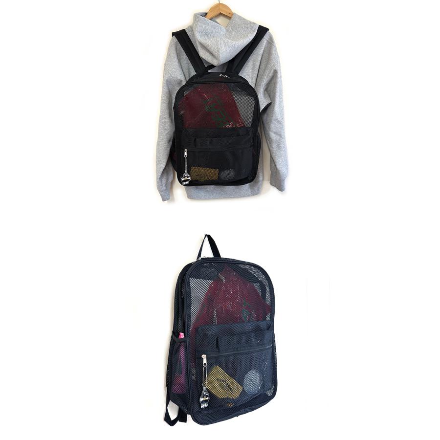 ブラック メッシュ デイパック 20L DAY PACK リュック デイバッグ