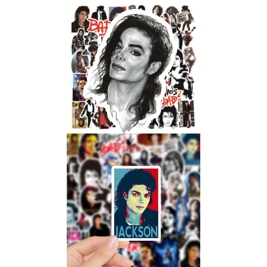 【超希少】【未開封】マイケル・ジャクソン ステッカー 5種セット Michael Jackson ステッカー マイケルジャクソン 50枚入り sticker