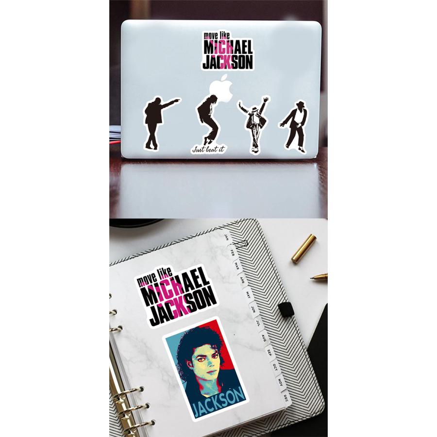 マイケル・ジャクソン ステッカー 50枚セット Michael Jackson PVC
