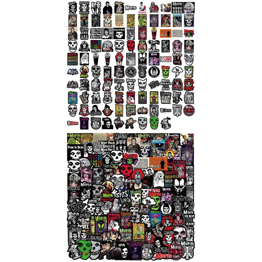 Misfits ミスフィッツ ステッカー 105枚セット PVC 防水 シール Punk