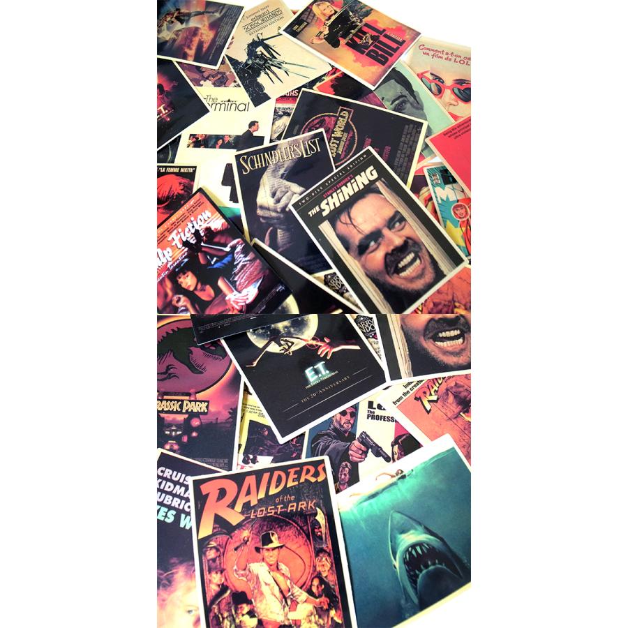 カルト映画 ステッカー 54枚セット PVC 防水 シール 洋画 海外