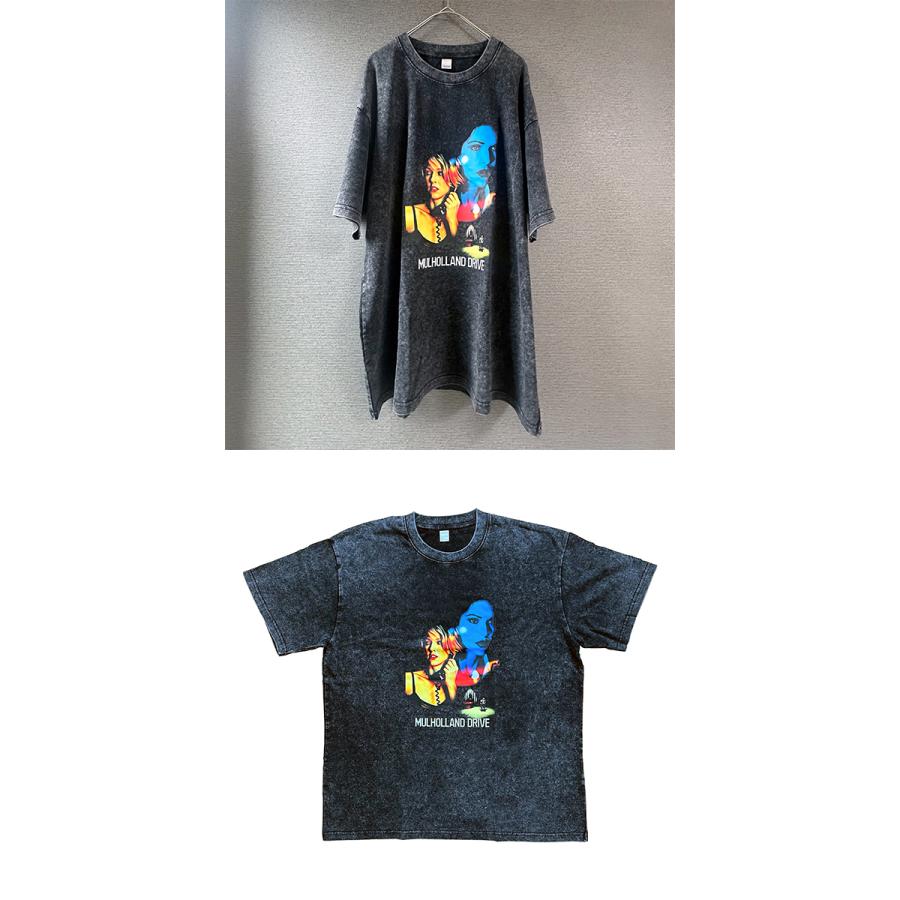マルホランド・ドライブ ヴィンテージウォッシュ Tシャツ ブラック