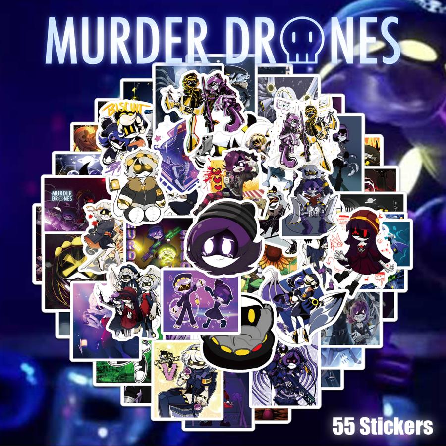 Murder Drones マーダードローンズ ステッカー 55枚セット PVC