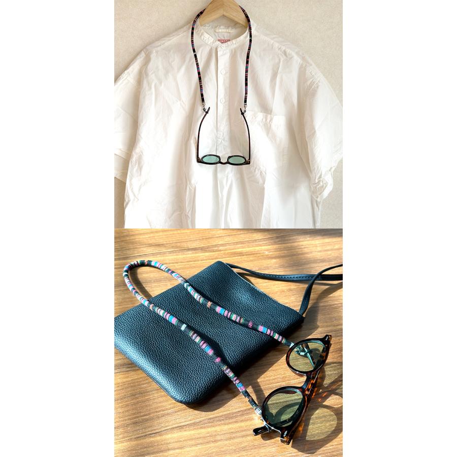 ネイティブ グラスコード 全5色 グラスチェーン メガネコード めがね 眼鏡 サングラス メガネホルダー ストラップ アウトドア 民族柄 エスニック オルテガ | ブランド登録なし | 10