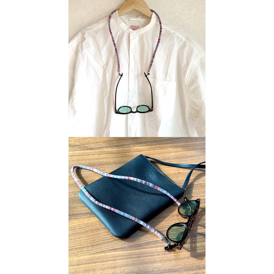 ネイティブ グラスコード 全5色 グラスチェーン メガネコード めがね 眼鏡 サングラス メガネホルダー ストラップ アウトドア 民族柄 エスニック オルテガ | ブランド登録なし | 13