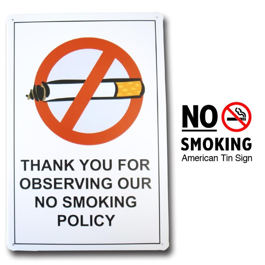 ノースモーキング ブリキ看板 cm 30cm アメリカン雑貨 サインプレート バー レストラン インテリア雑貨 レトロ Nosmoke 01 Lupo 通販 Yahoo ショッピング