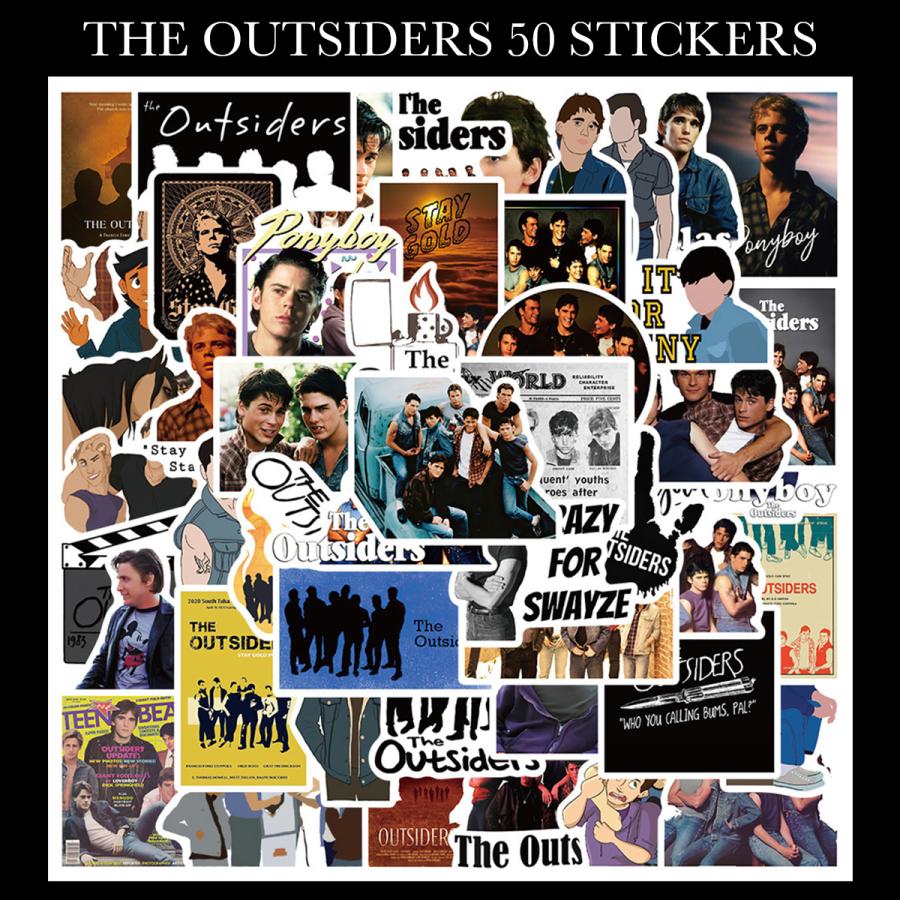 アウトサイダー ステッカー 50枚セット The Outsiders PVC 防水 シール