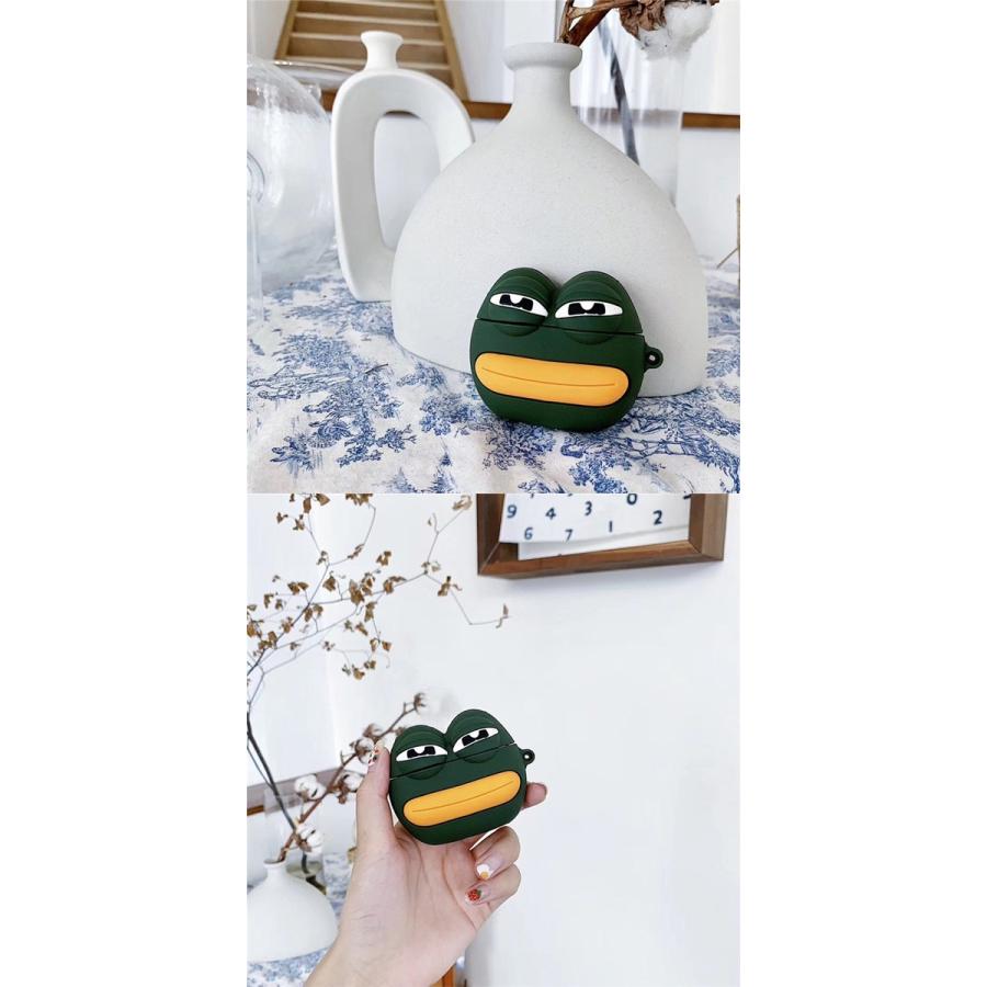 カエルのぺぺ Airpods Airpodspro シリコン ケース エアポッド カバー Sad Pepe ワイヤレス イヤホン ヘッドホン Iphone Pepe Pods 01 Lupo 通販 Yahoo ショッピング