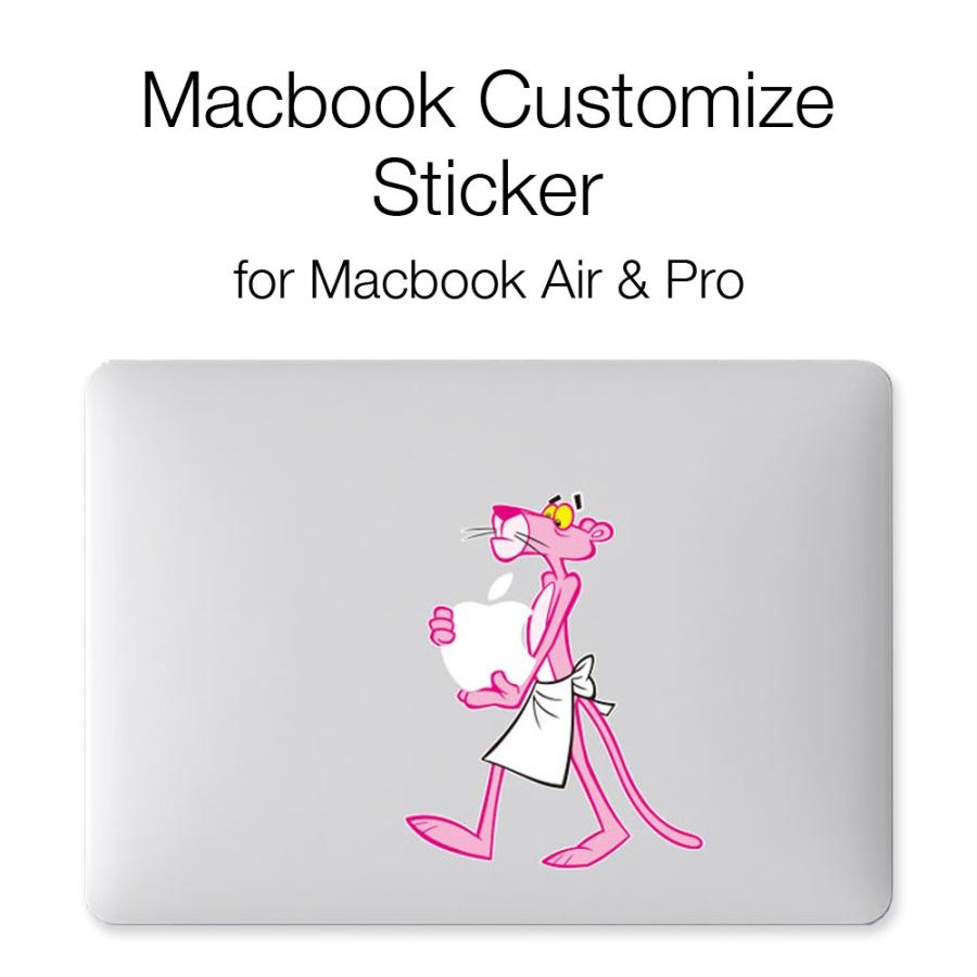 Macbook カスタマイズ ステッカー ピンクパンサー マックブック Air マックブック Pro 全サイズ対応 エアー プロ ノートパソコン シール Pink Sticker Lupo 通販 Yahoo ショッピング