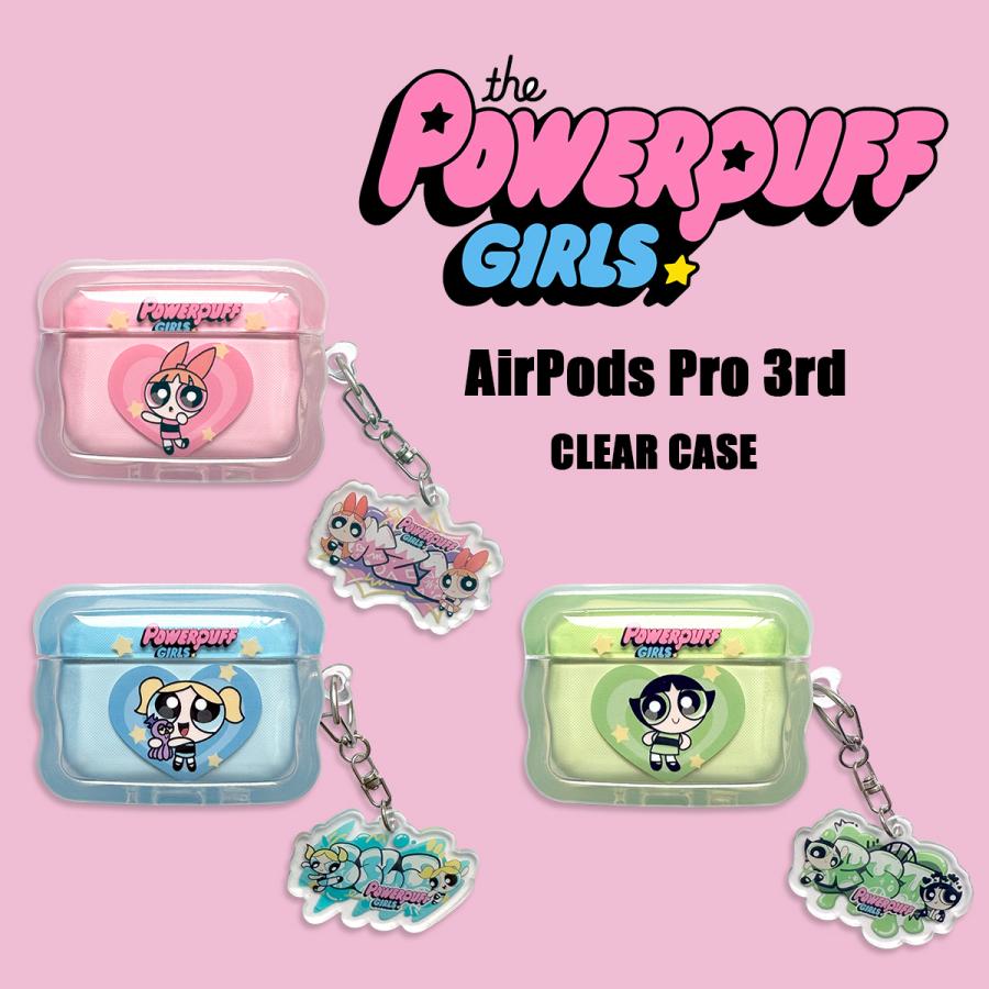パワーパフガールズ AirPods Pro 第3世代 ケース チャーム付き The