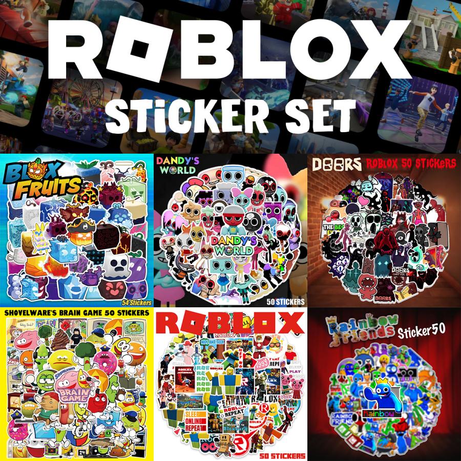 ROBLOX ステッカー 50枚セット PVC 防水 シール 全8タイトル ロ
