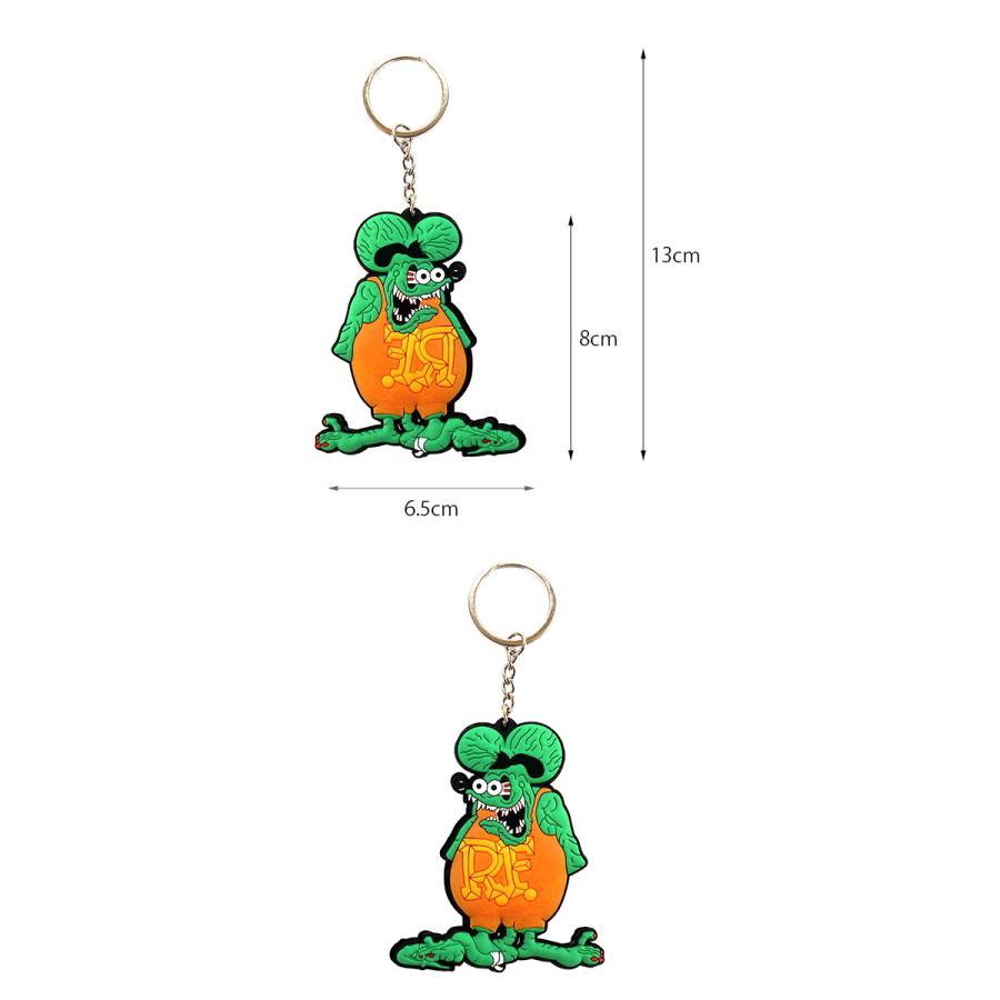 RATFINK ラットフィンク ラバー キーホルダー キーリング アクセサリー