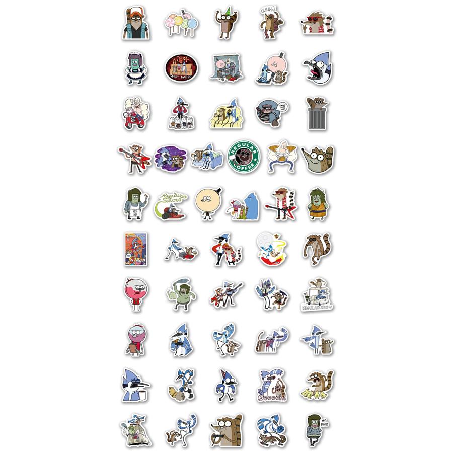 レギュラーSHOW コリない2人 ステッカー 50枚セット PVC 防水 シール