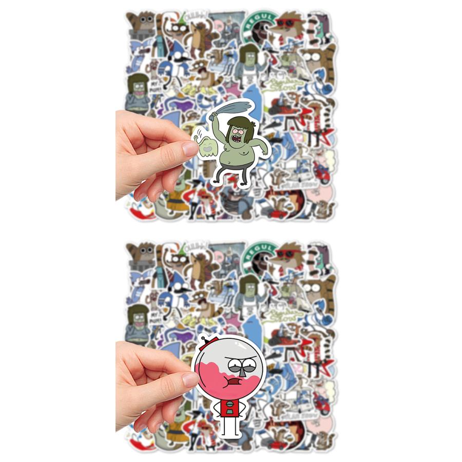 レギュラーSHOW コリない2人 ステッカー 50枚セット PVC 防水 シール