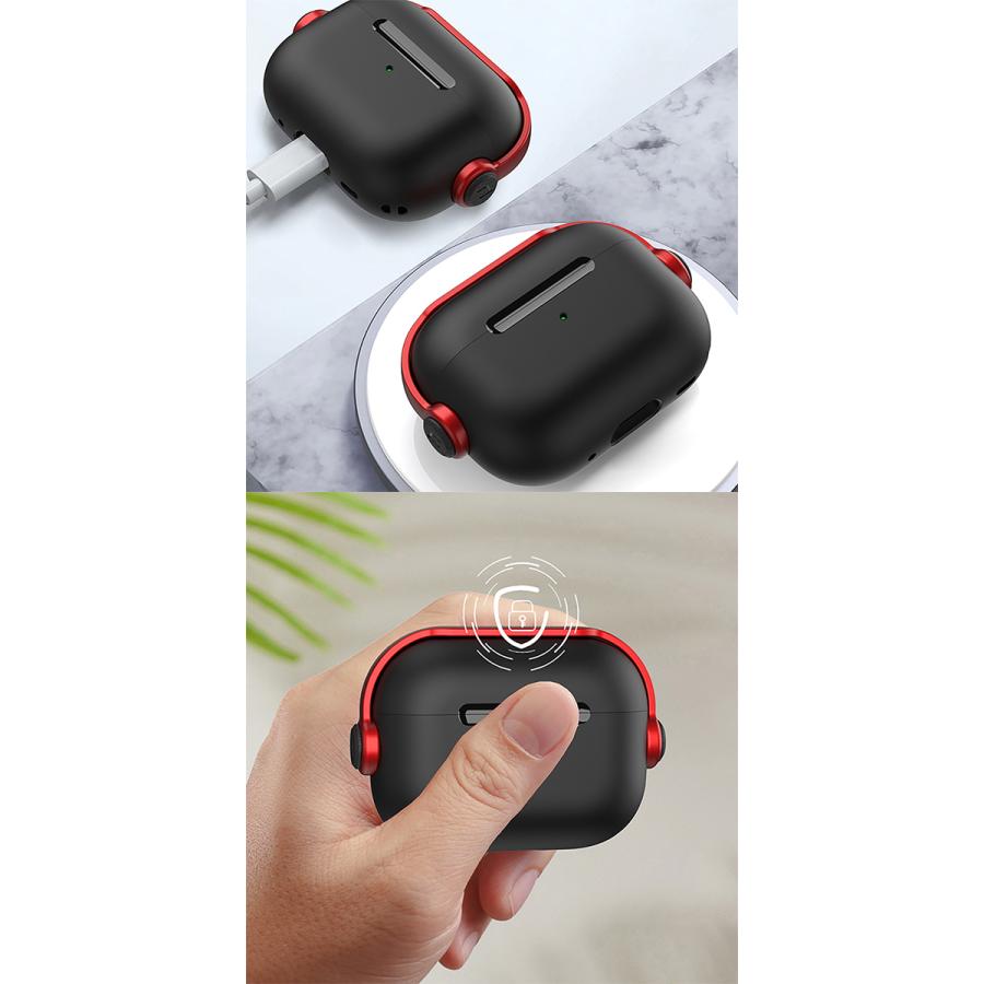 セーフティロック AirPods 第4世代 ケース カラビナ付き