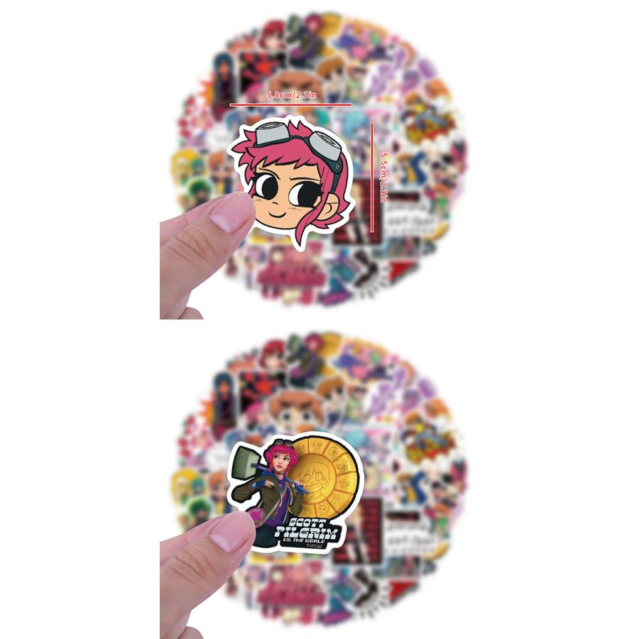 Scott Pilgrim スコット ピルグリム ステッカー 54枚セット PVC 防水